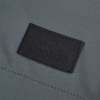 Roots73 Napanee Long Recycled Softshell Jacket for Women Embroidery - Charcoal - Detail Leatherlabel