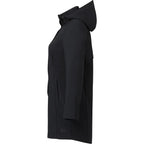 Roots73 Napanee Long Recycled Softshell Jacket for Women Laser Engraving - Black - Left Side