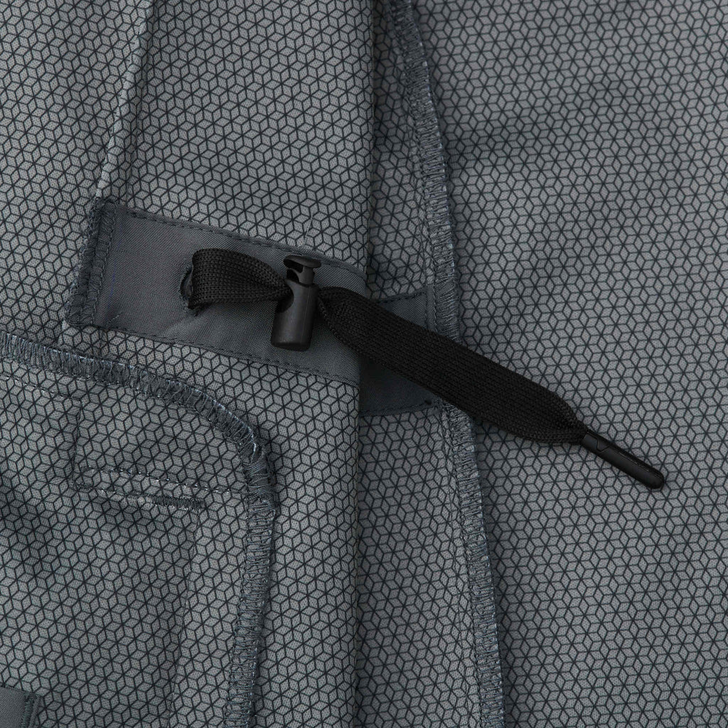 Roots73 Napanee Long Recycled Softshell Jacket for Women Laser Engraving - Charcoal - Detail Inside