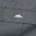 Roots73 Napanee Long Recycled Softshell Jacket for Women Laser Engraving - Charcoal - Detail Label