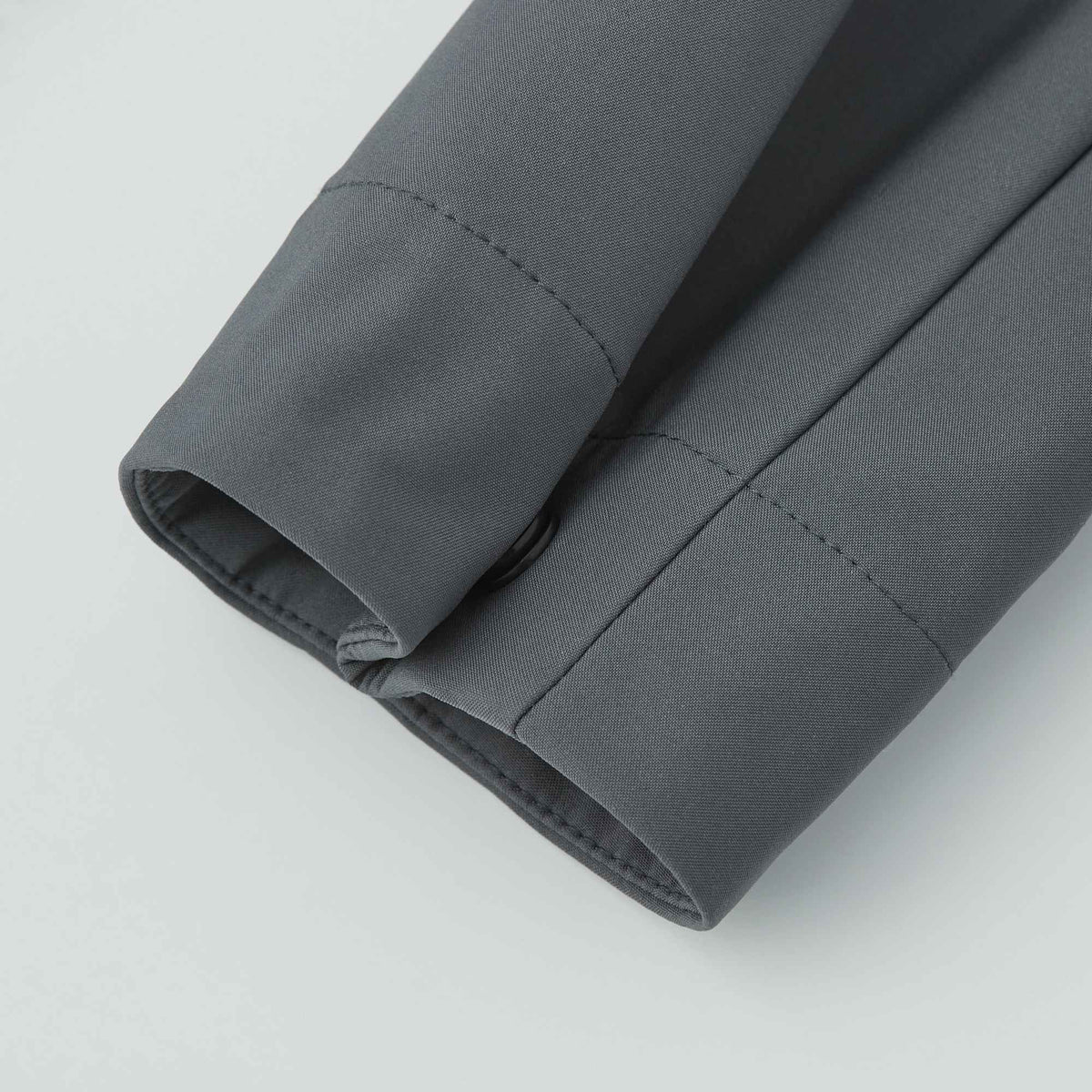Roots73 Napanee Long Recycled Softshell Jacket for Women Transfer - Charcoal - Detail Sleeve