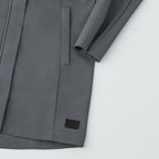 Roots73 Napanee Long Recycled Softshell Jacket for Women Transfer - Charcoal - Detail