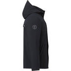 Roots73 Napanee Recycled Waterproof Softshell Jacket for Men Embroidery - Black - Right Side