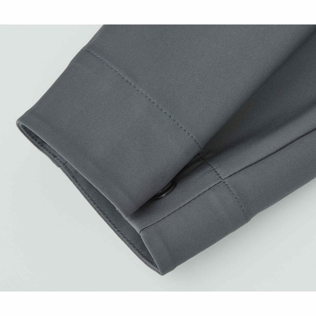 Roots73 Napanee Recycled Waterproof Softshell Jacket for Men Embroidery - Charcoal - Detail Cuff