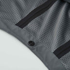 Roots73 Napanee Recycled Waterproof Softshell Jacket for Men Transfer - Charcoal - Detail Hood Button