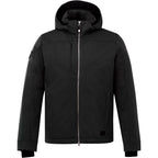 Roots73 Northlake Insulated Waterproof Jacket for Men Embroidery - Black - Front