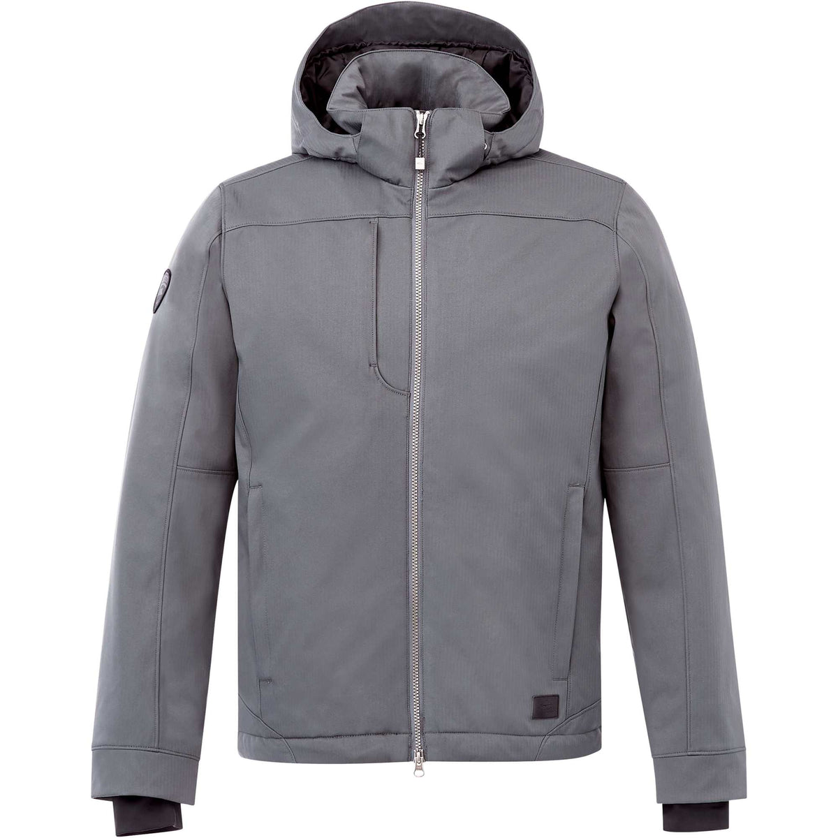 Roots73 Northlake Insulated Waterproof Jacket for Men Laser Engraving - Charcoal - Front