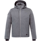 Roots73 Northlake Insulated Waterproof Jacket for Men Transfer - Charcoal - Front