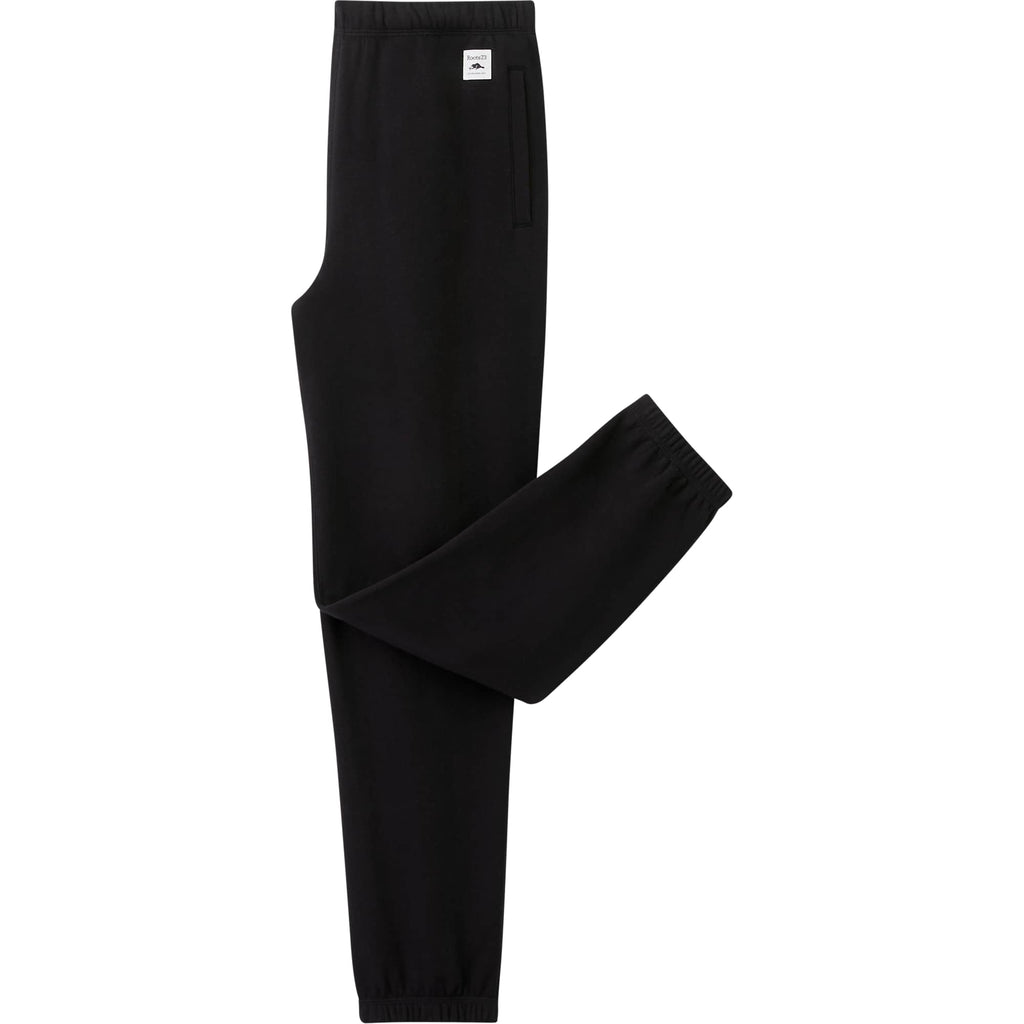 Roots73 Paddlecreek Fleece Pants for Men Embroidery - Black - Right Side