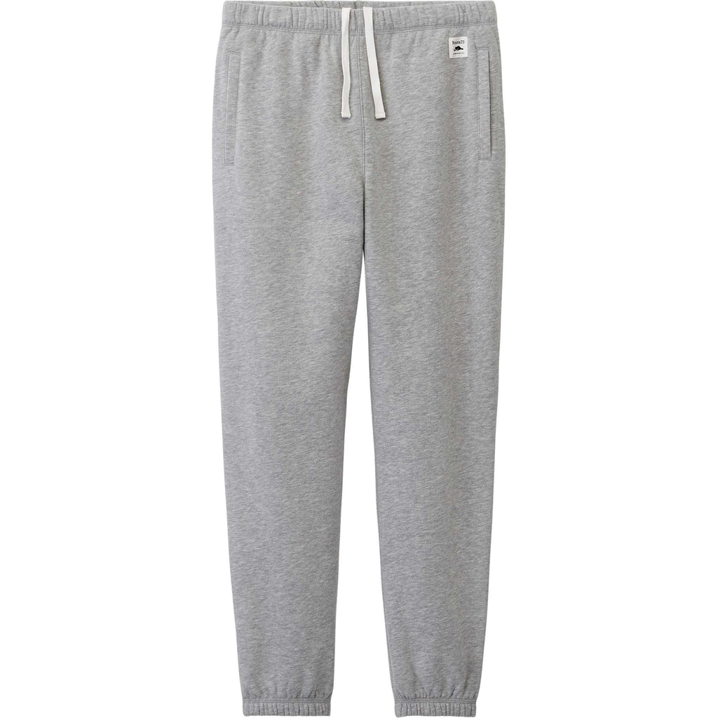 Roots73 Paddlecreek Fleece Pants for Men Embroidery - Grey Mix - Front