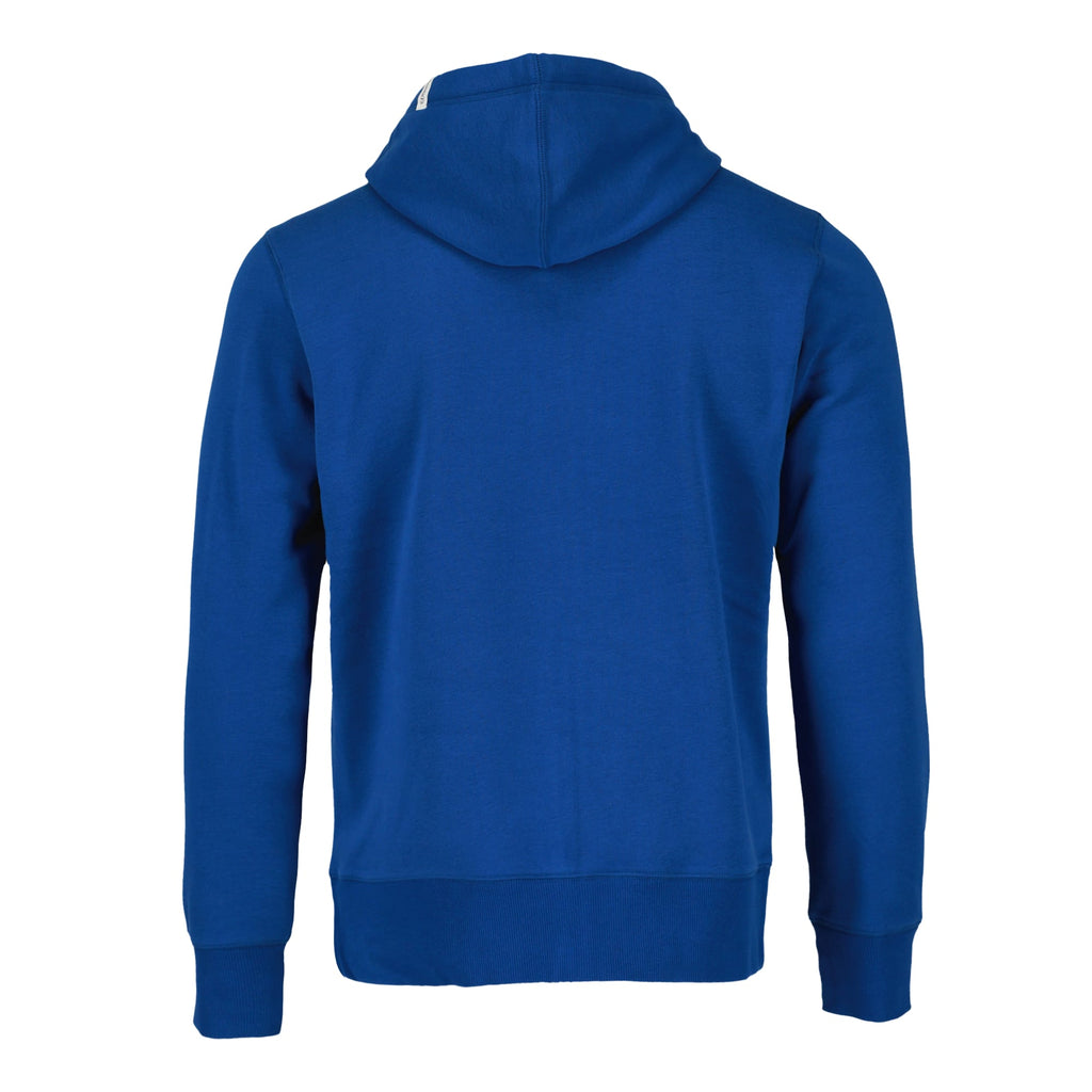 Roots73 Paddlecreek Full Zip Fleece Hoodie for Men Embroidery - Cobalt - Back Flat
