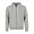 Roots73 Paddlecreek Full Zip Fleece Hoodie for Men Embroidery - Grey Mix - Front Flat