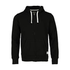 Roots73 Paddlecreek Full Zip Fleece Hoodie for Men Transfer - Black - Front Flat