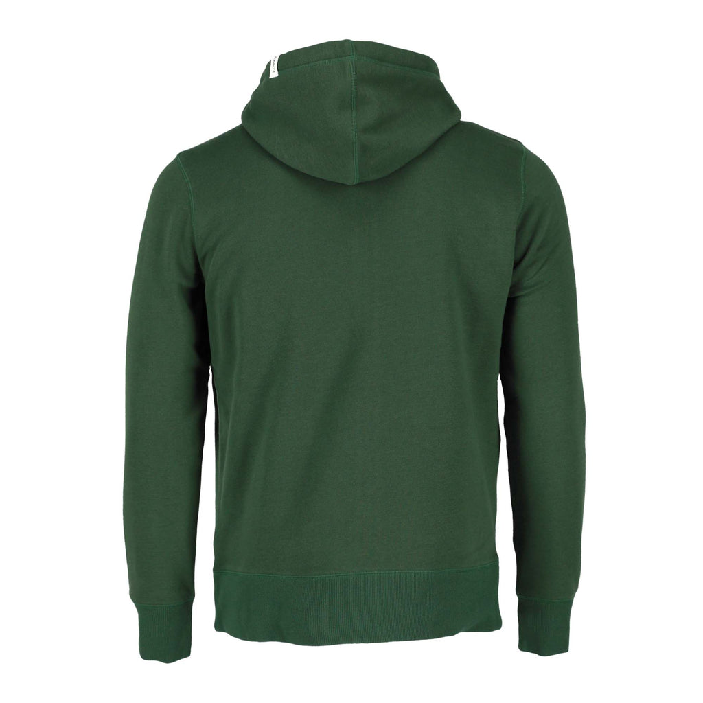 Roots73 Paddlecreek Full Zip Fleece Hoodie for Men Transfer - Pine Green - Back Flat