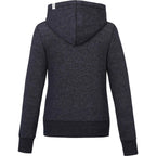 Roots73 Paddlecreek Full Zip Fleece Hoodie for Women Transfer - Black Mix - Back