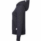Roots73 Paddlecreek Full Zip Fleece Hoodie for Women Transfer - Black Mix - Left Side