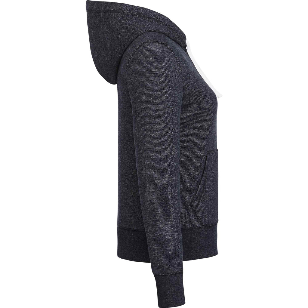 Roots73 Paddlecreek Full Zip Fleece Hoodie for Women Transfer - Black Mix - Right Side
