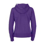 Roots73 Paddlecreek Full Zip Fleece Hoodie for Women Transfer - Bright Purple - Back Flat