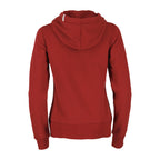 Roots73 Paddlecreek Full Zip Fleece Hoodie for Women Transfer - Dark Red - Back Flat