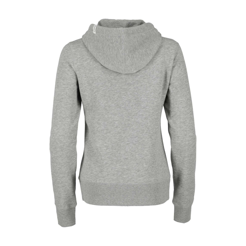 Roots73 Paddlecreek Full Zip Fleece Hoodie for Women Transfer - Grey Mix - Back Flat
