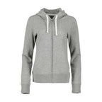 Roots73 Paddlecreek Full Zip Fleece Hoodie for Women Transfer - Grey Mix - Front Flat