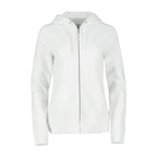 Roots73 Paddlecreek Full Zip Fleece Hoodie for Women Transfer - White - Front Flat