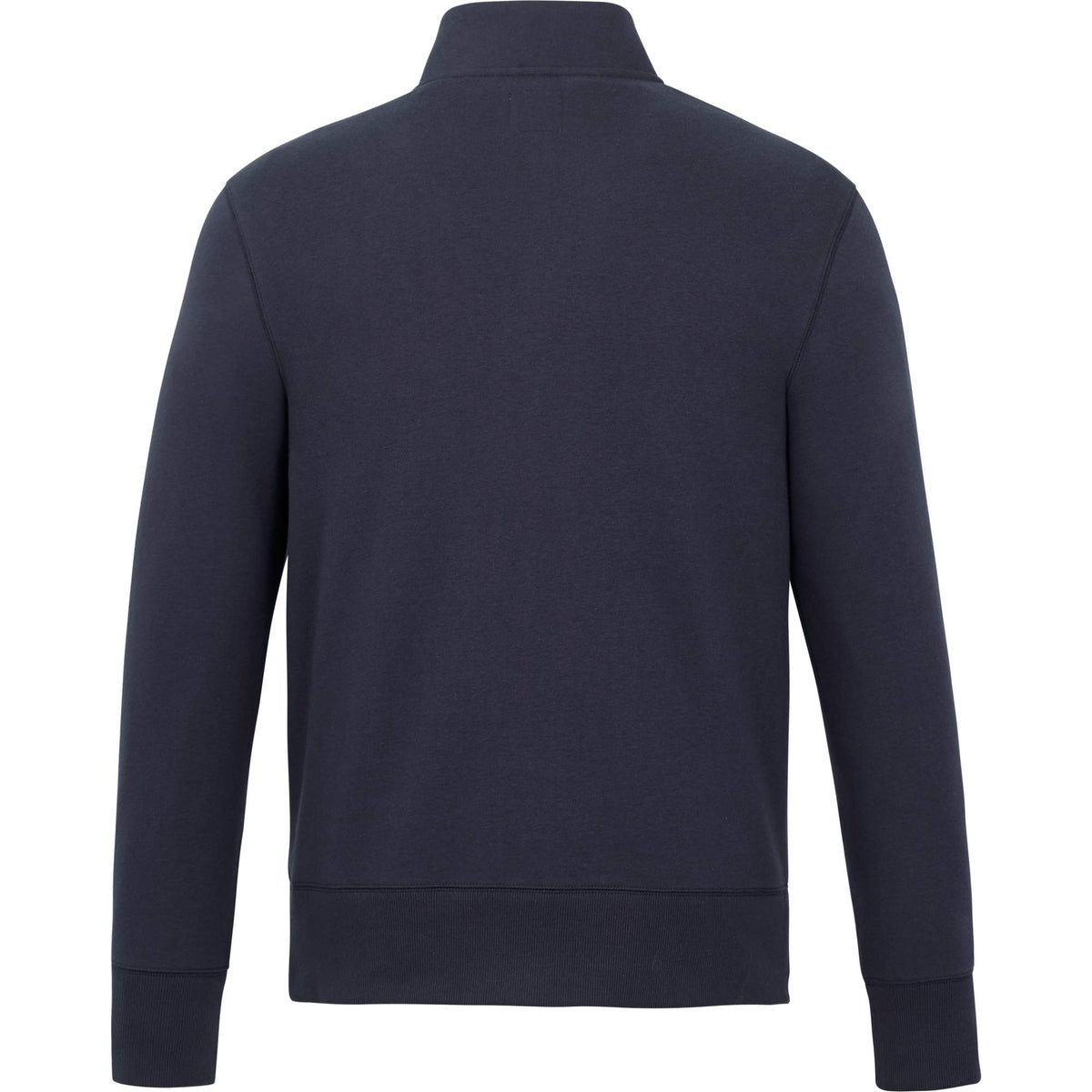 Roots73 Paddlecreek Sueded Fleece Quarter Zip for Men Transfer - Atlantic Navy - Back