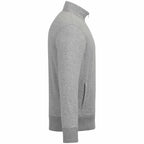 Roots73 Paddlecreek Sueded Fleece Quarter Zip for Men Transfer - Grey Mix - Right Side