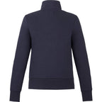 Roots73 Paddlecreek Sueded Fleece Quarter Zip for Women Transfer - Atlantic Navy - Back