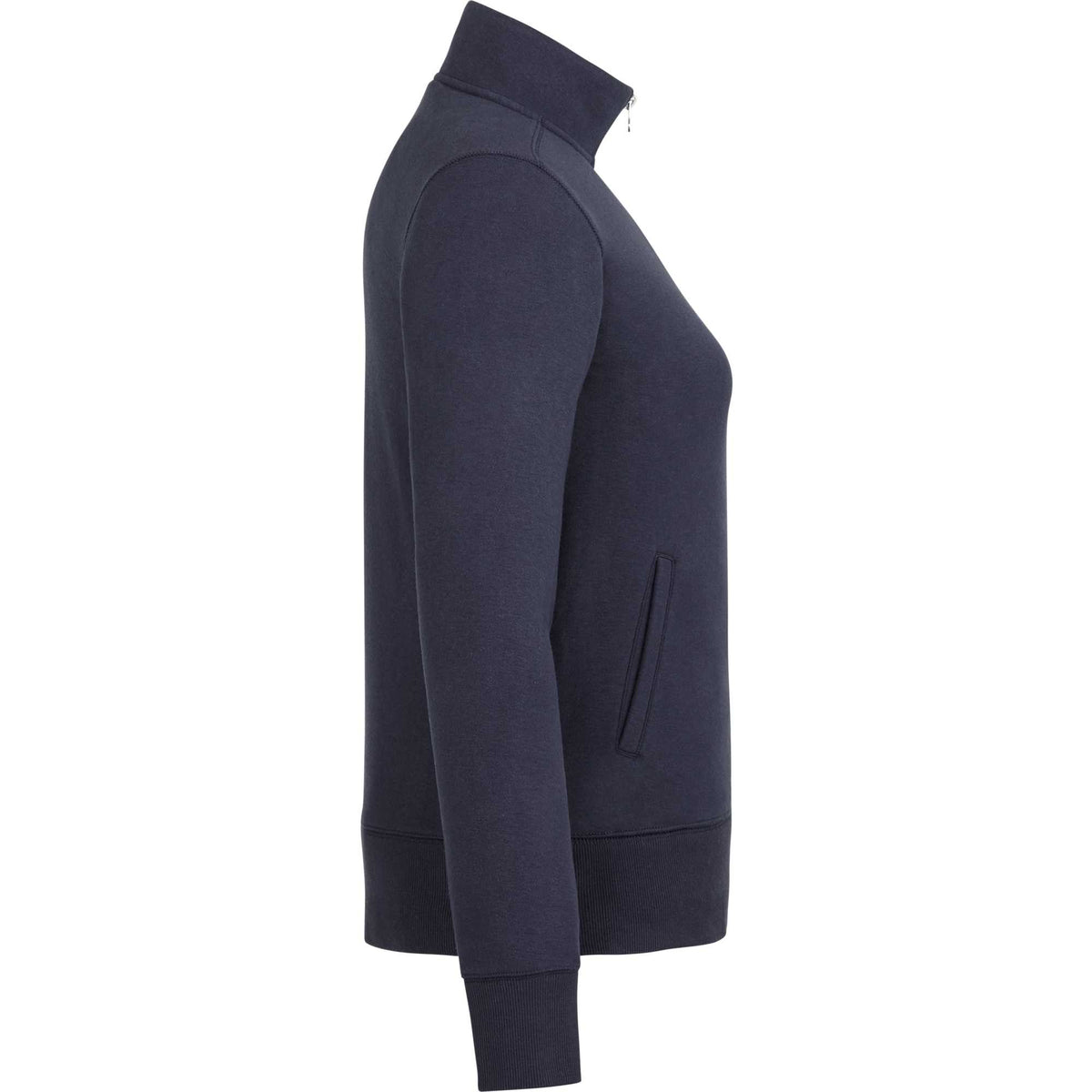 Roots73 Paddlecreek Sueded Fleece Quarter Zip for Women Transfer - Atlantic Navy - Right Side