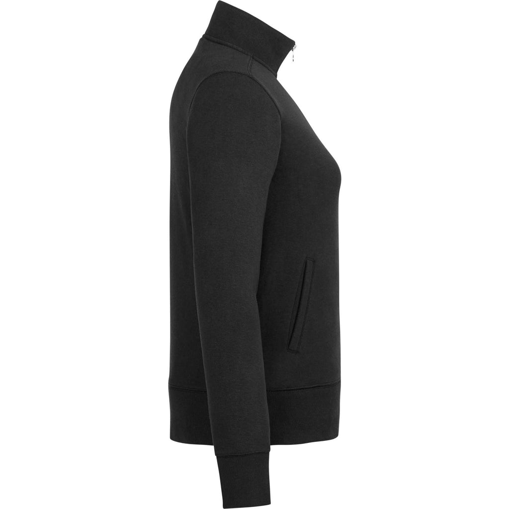 Roots73 Paddlecreek Sueded Fleece Quarter Zip for Women Transfer - Black - Right Side