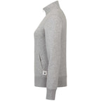 Roots73 Paddlecreek Sueded Fleece Quarter Zip for Women Transfer - Grey Mix - Left Side