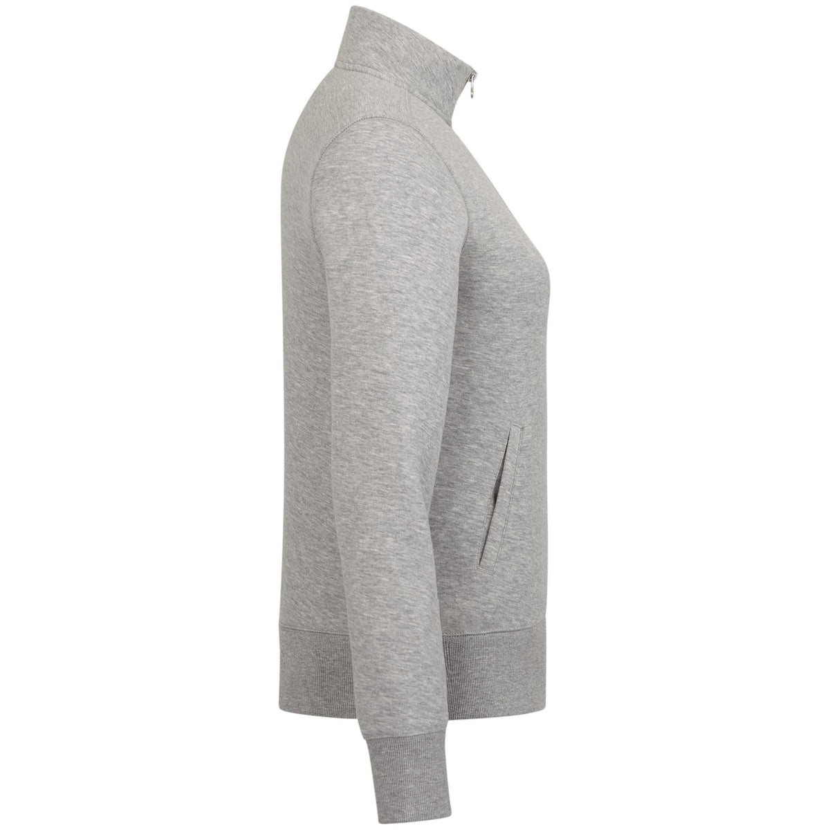 Roots73 Paddlecreek Sueded Fleece Quarter Zip for Women Transfer - Grey Mix - Right Side