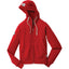 Roots73 Riverside Full Zip Fleece Hoodie for Women Transfer - Cranberry - Front Flat
