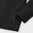 Roots73 Rockglen Sherpa Lined Waterproof Jacket for Men Transfer - Black - Detail Cuff Hem