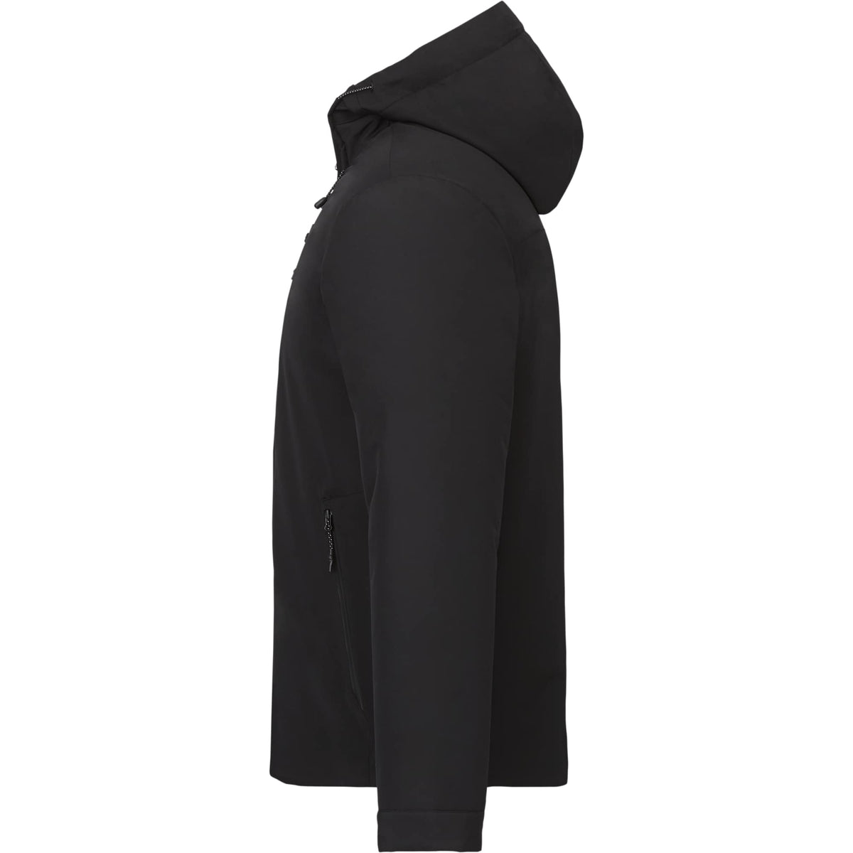 Roots73 Rockglen Sherpa Lined Waterproof Jacket for Men Transfer - Black - Left Side