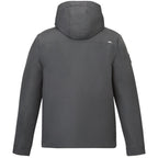 Roots73 Rockglen Sherpa Lined Waterproof Jacket for Men Transfer - Charcoal - Back