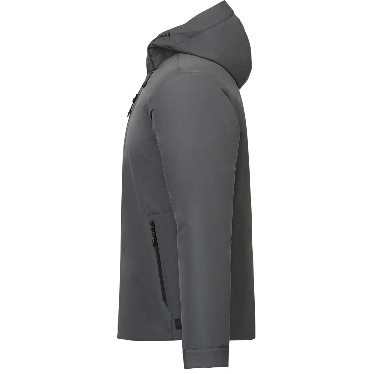 Roots73 Rockglen Sherpa Lined Waterproof Jacket for Men Transfer - Charcoal - Left Side