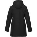 Roots73 Rockglen Sherpa Lined Waterproof Jacket for Women Embroidery - Black - Back