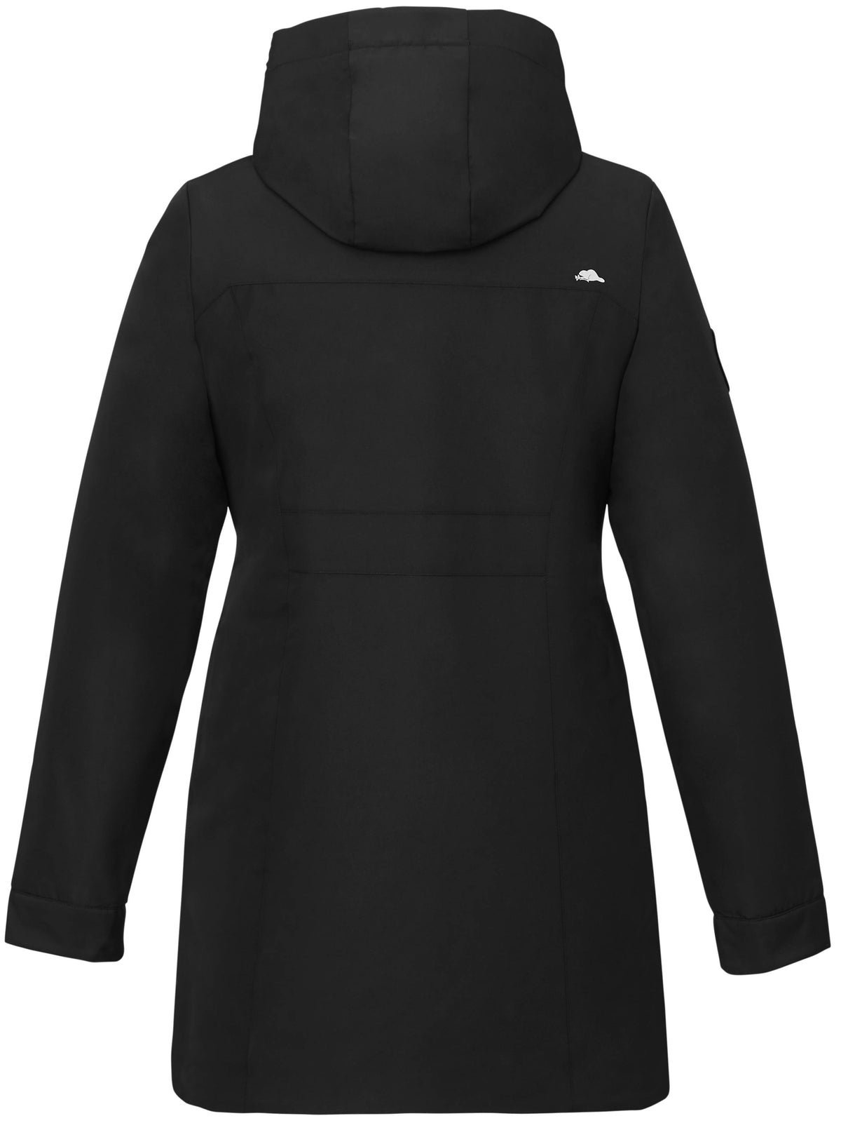 Roots73 Rockglen Sherpa Lined Waterproof Jacket for Women Embroidery - Black - Back