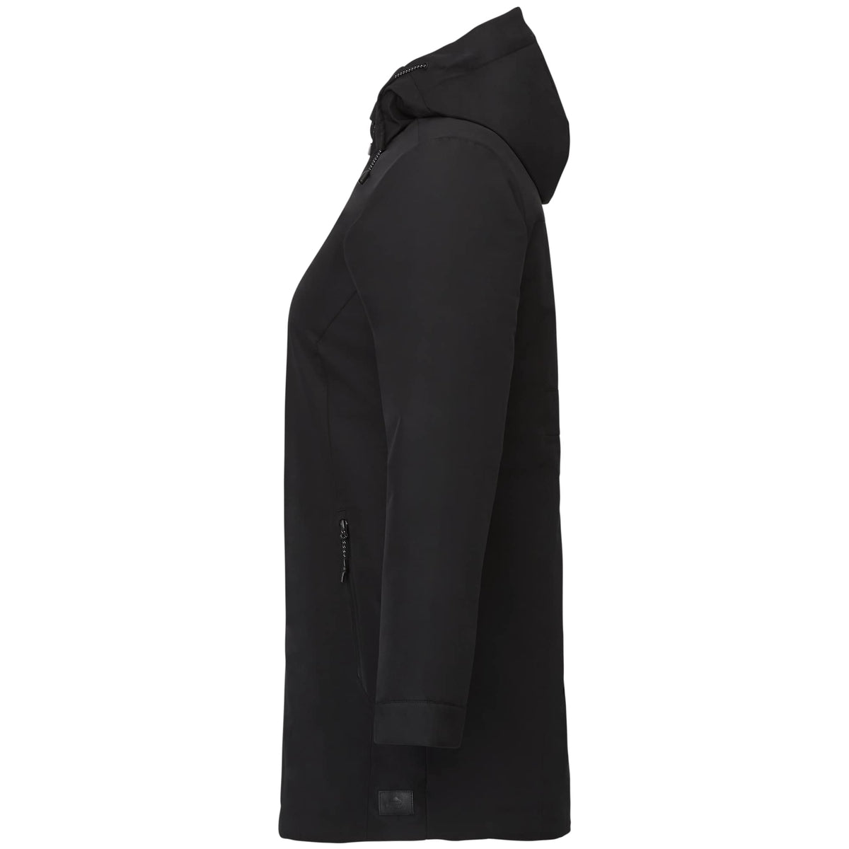 Roots73 Rockglen Sherpa Lined Waterproof Jacket for Women Transfer - Black - Left Side
