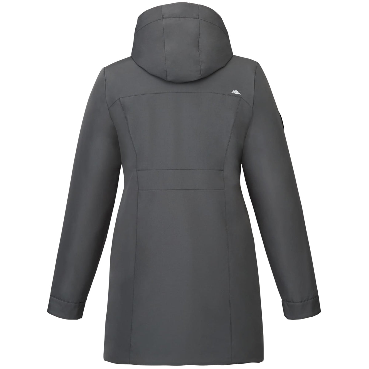 Roots73 Rockglen Sherpa Lined Waterproof Jacket for Women Transfer - Charcoal - Back