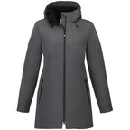 Roots73 Rockglen Sherpa Lined Waterproof Jacket for Women Transfer - Charcoal - Front