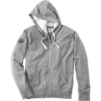 Roots73 Sandylake French Terry Full Zip Hoodie for Men Transfer - Grey Mix - Front Flat