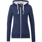 Roots73 Sandylake French Terry Full Zip Hoodie for Women Transfer - Ink Blue Heather - Front