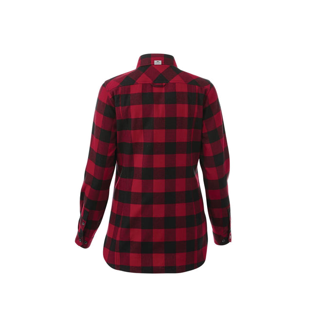 Roots73 Sprucelake Plaid Flannel Shirt for Women Embroidery