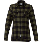 Roots73 Sprucelake Plaid Flannel Shirt for Women Transfer - Loden/Black - Front