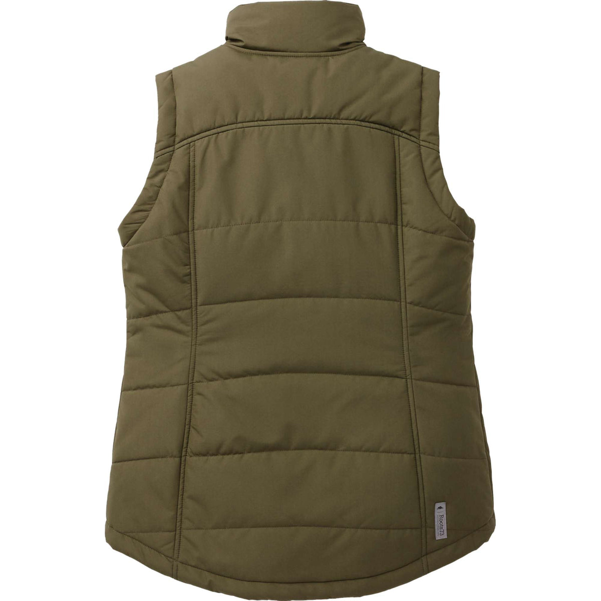 Roots73 Traillake Quilted Insulated Vest for Women Transfer - Loden - Back Flat