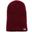 Roots73 Virden Rib Knit Beanie Embroidery - Dark Red Heather - Front
