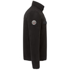 Roots73 Westville Recycled Microfleece Pullover for Men Laser Engraving - Black - Right Side